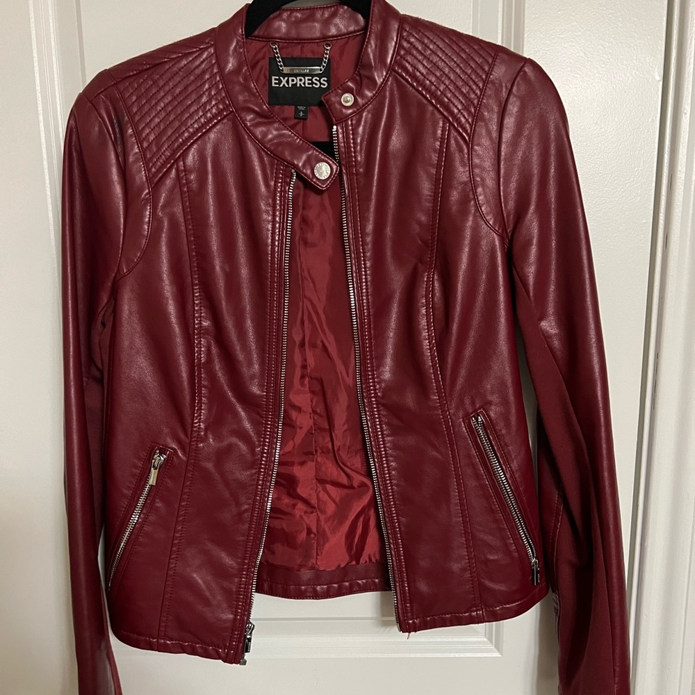 Express leather jacket